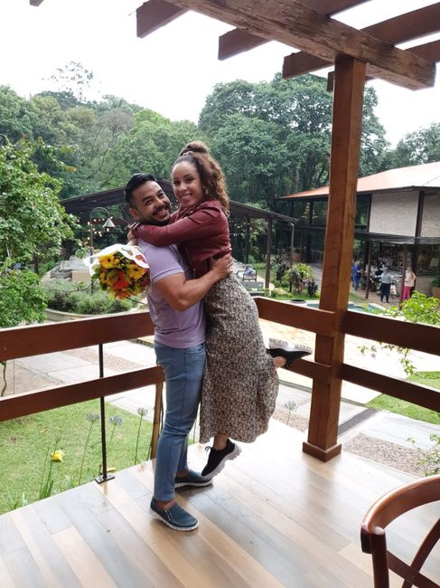 Assinando contrato com o local do casamento 👰‍♀️❣ 1