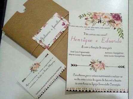  Convites de casamento rústico #vemver - 18