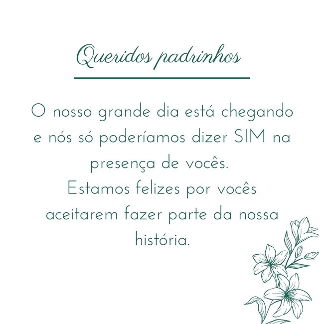 Manual dos Padrinhos - Atrasada mas tá valendo rsrs 2