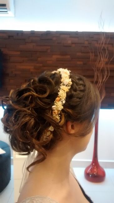 Minha prova de cabelo e última do vestido!!! - 2