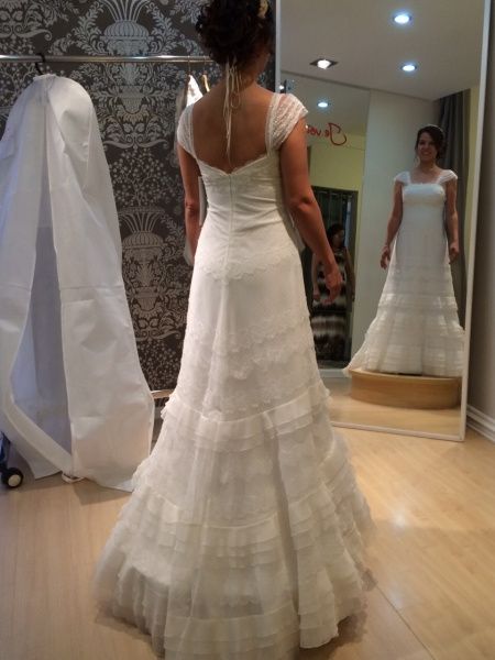 Minha prova de cabelo e última do vestido!!! - 1