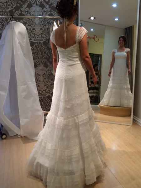 Minha prova de cabelo e última do vestido!!! - 1