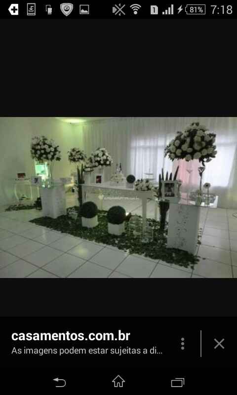 Decoração verde e branco - 1