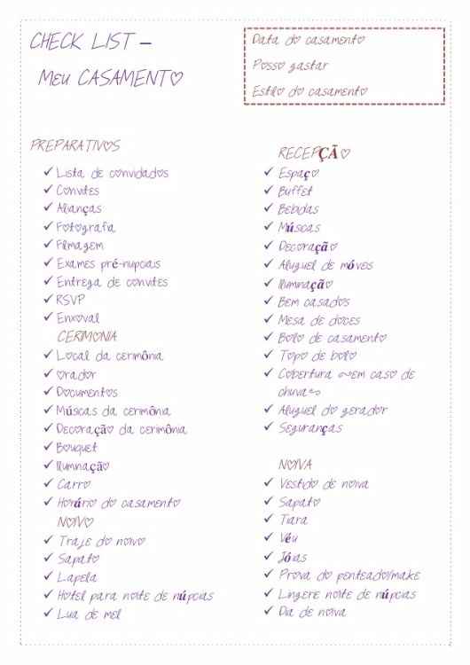Organização de Casamento