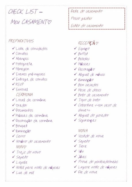 Organização de Casamento