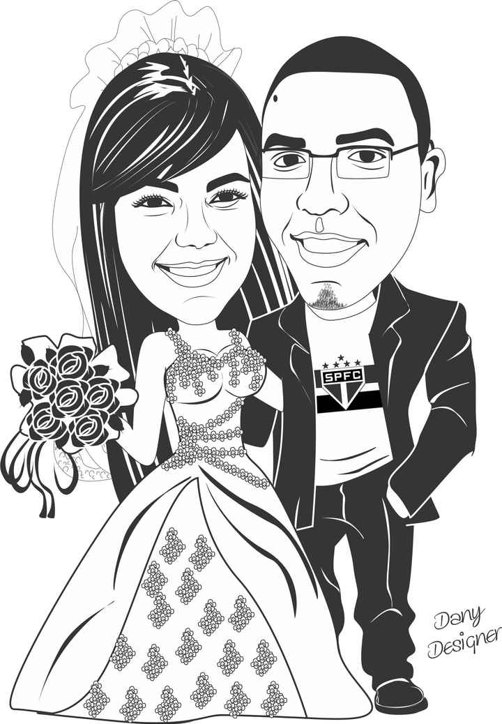 Nossa caricatura.