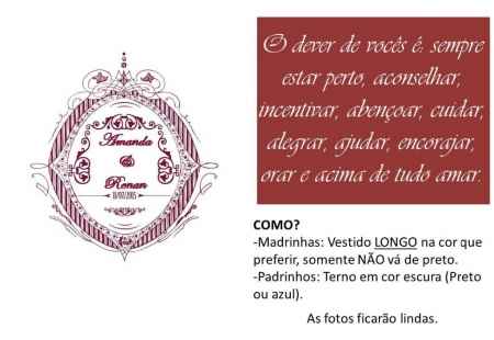 Convite Padrinhos