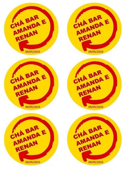 Rótulo cerveja chá bar