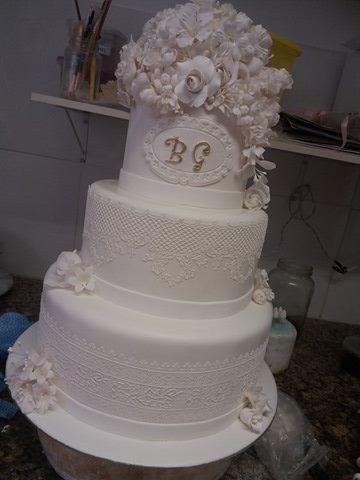 Bolo de flores 