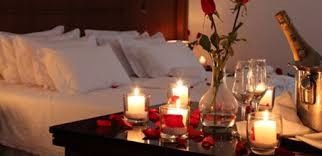 Velas e flores