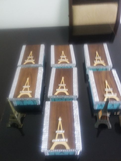 Caixinhas Torre Eiffel