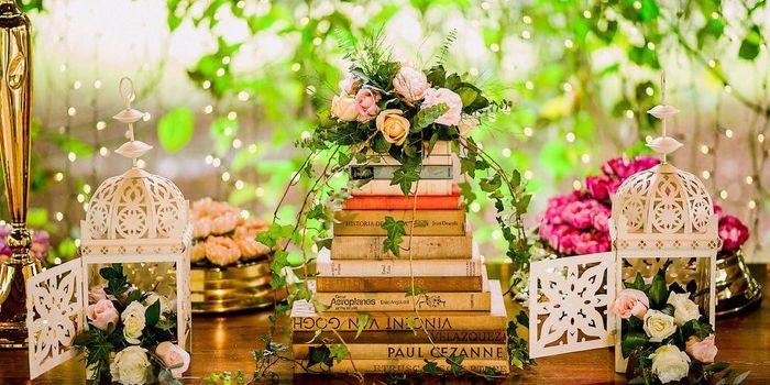 Decoração de casamento vintage