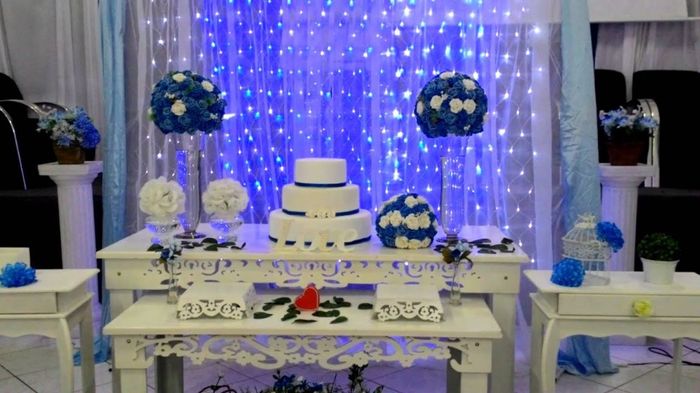 Decoração de casamento diy parte 04- Atrás da mesa do bolo 7