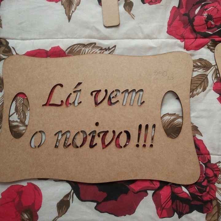 Lá vem o noivo