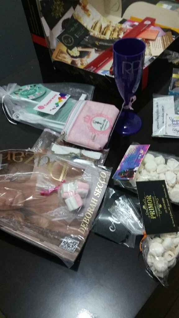 Recebi meu kit noivas - 2