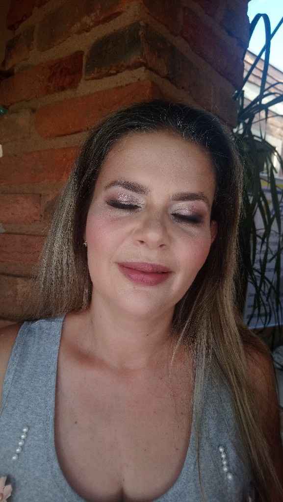 Encontro de noivas, ganhei uma maquiagem profissional - 4