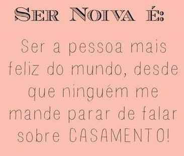 so falo em casamento
