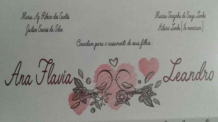 Meu convite de casamento...vem ver - 3