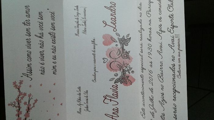 Meu convite de casamento...vem ver - 2