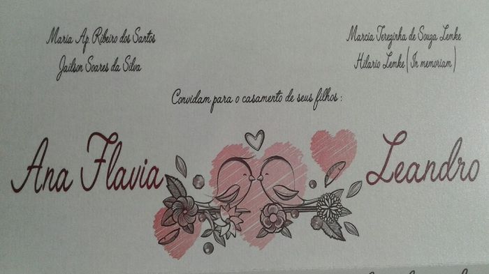 Meu convite de casamento...vem ver - 3