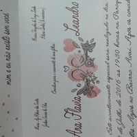 Meu convite de casamento...vem ver - 2