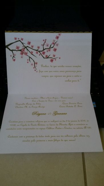 Meus convites - 1