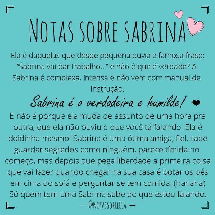 Sobre Sabrina