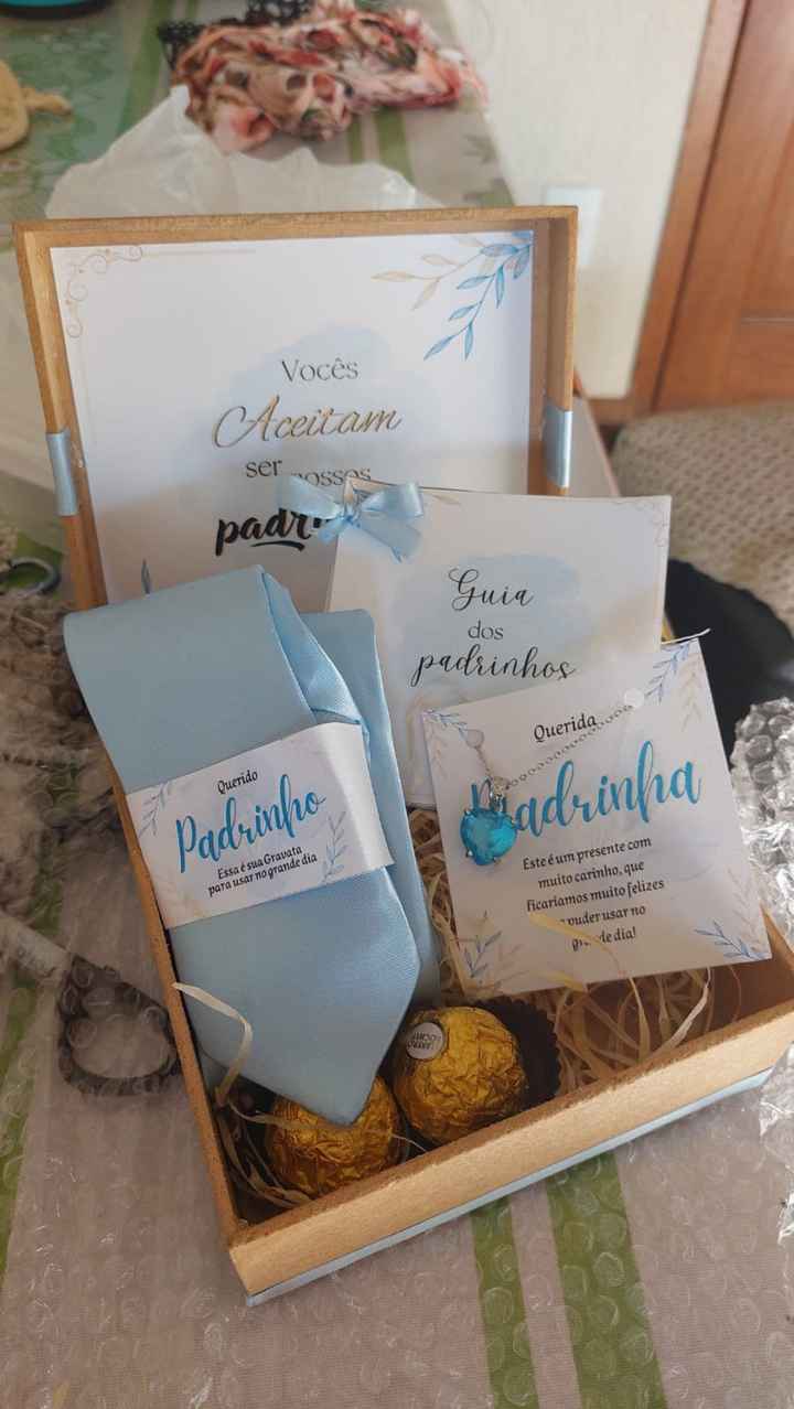 Vai ter convite diferenciado para padrinhos/madrinhas?💌 - 2
