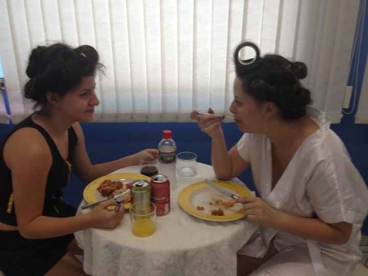 Almoço com a irmã