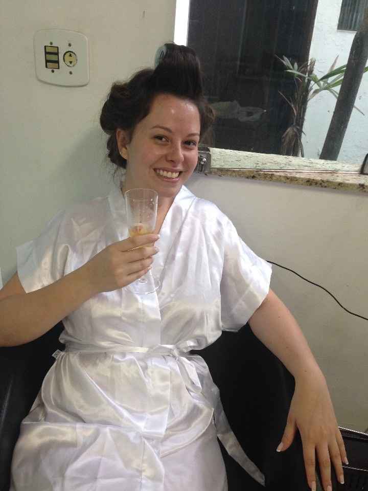Espumante para relaxar 
