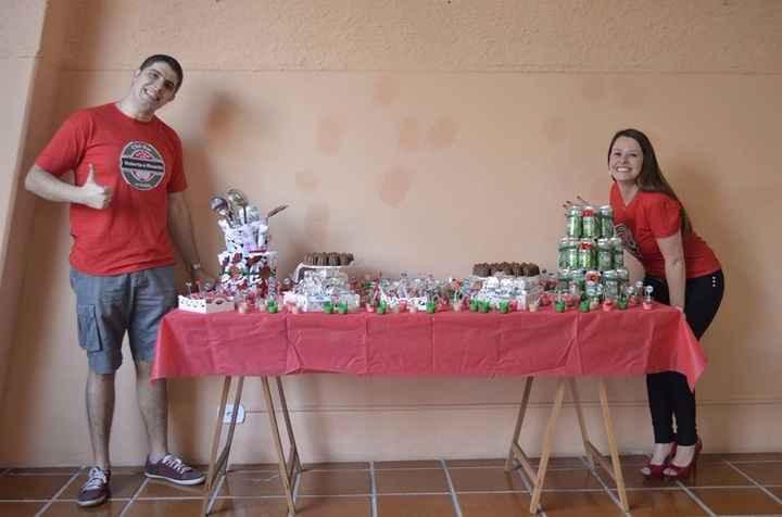 A mesa do Bolo