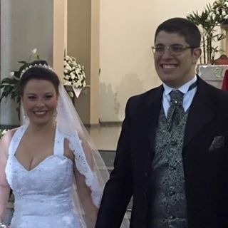 Felicidade estampada no sorriso