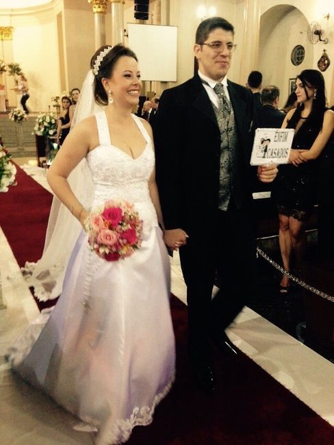 Enfim casados!