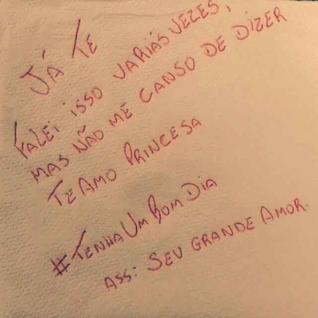 uma das cartinhas