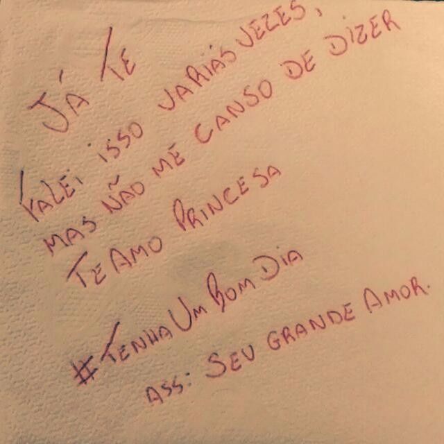 uma das cartinhas