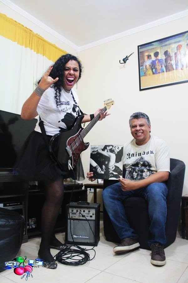 Fizemos também algumas fotos em nossa casa