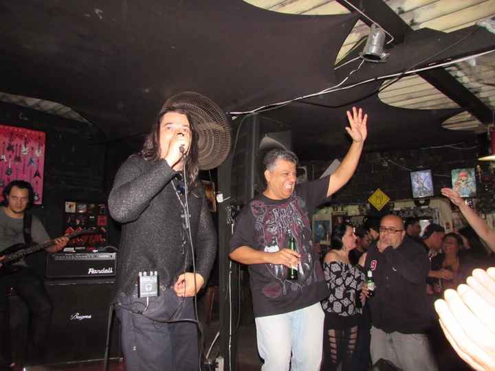 Parabéns no palco