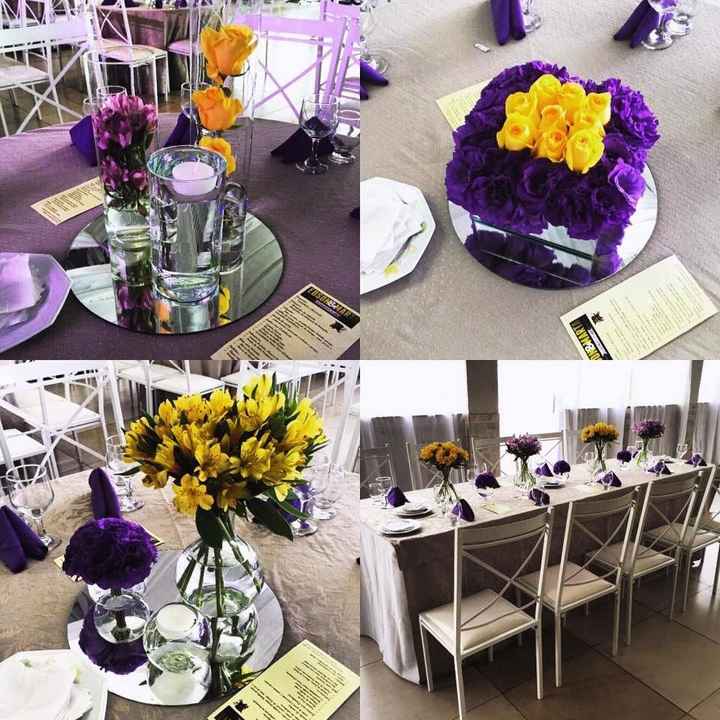 Tudo roxo e amarelo