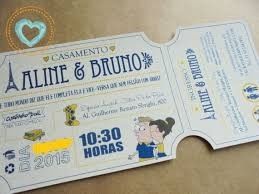 5 Inspiração convite ingresso