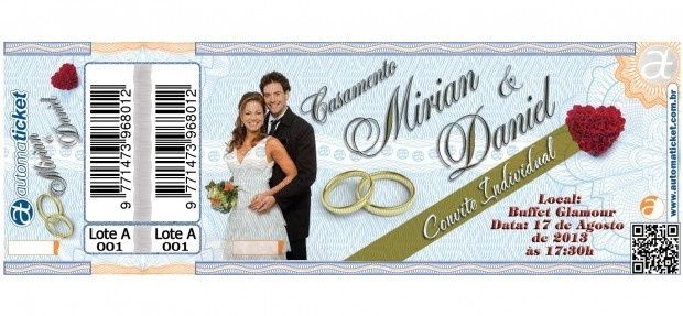 6 Inspiração convite ingresso