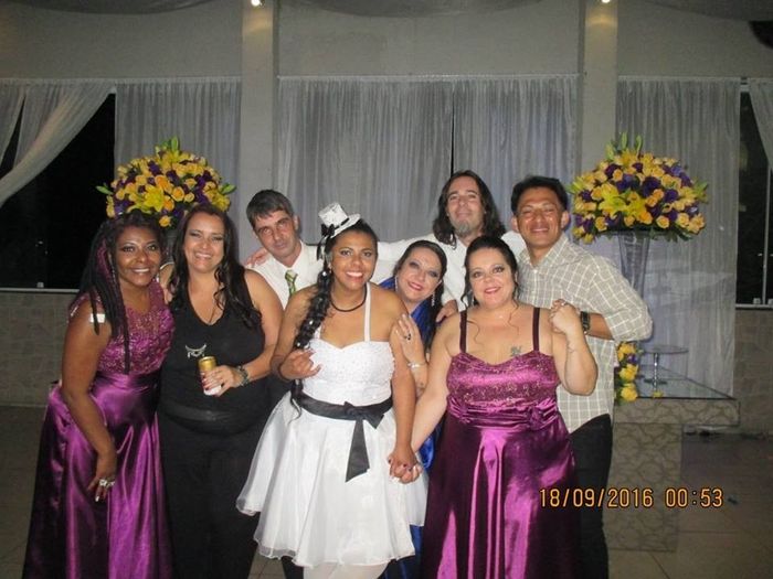 Amigos de 3 décadas (já com o segundo vestido)