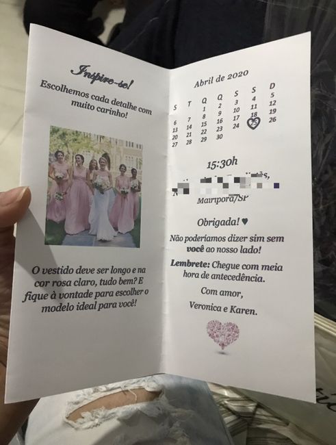 Convites das Demoiselles ♥️👰🏻🥰 - 2