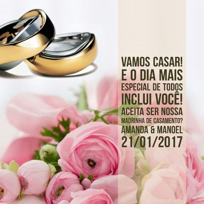 Convite padrinhos e daminhas prontos - 3