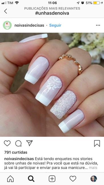 Unhas da noivinha - 2