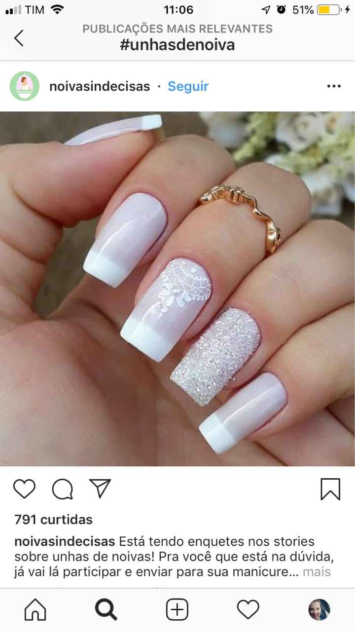 Unhas da noivinha - 2