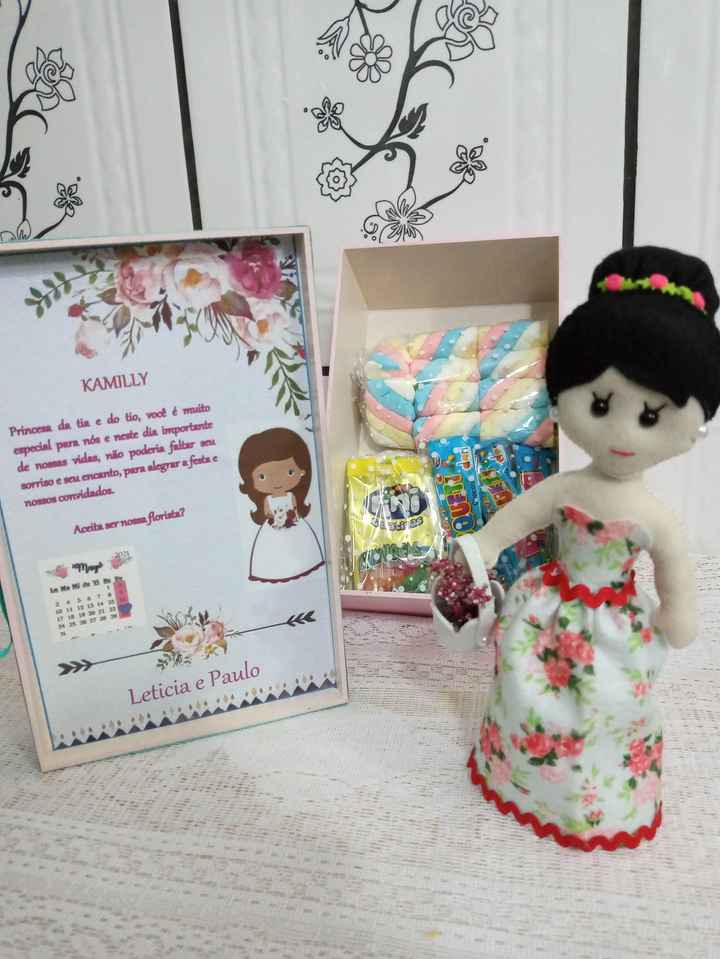 Convite Daminhas/ Florista - 2