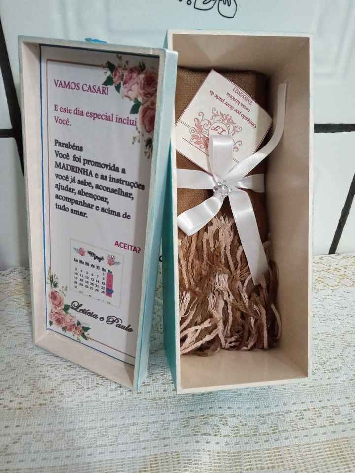 Convite Madrinhas/ Padrinhos - 4