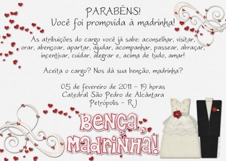 Convite dos padrinhos
