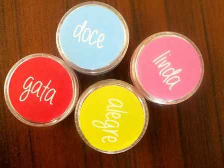 Lipbalm para as madrinhas!