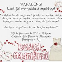 Convite dos padrinhos